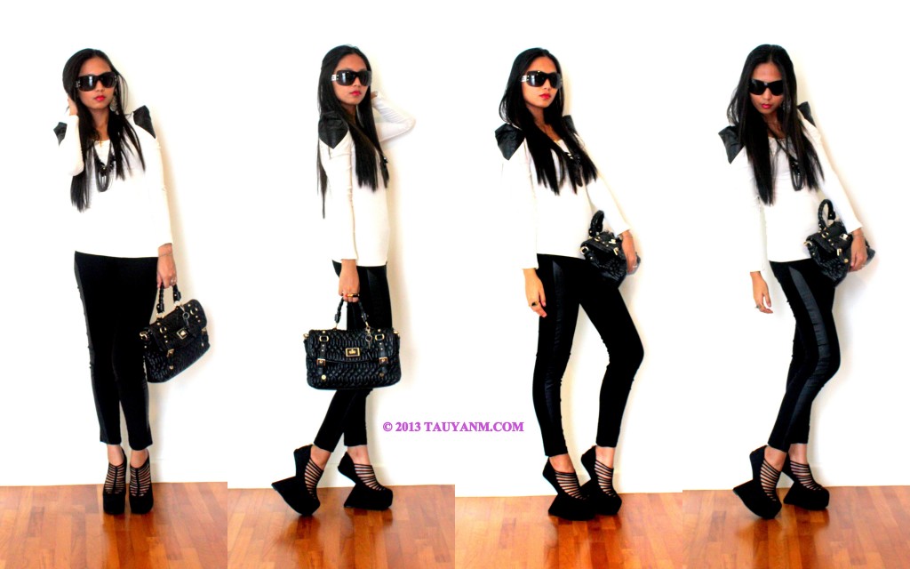 das, heelless shoes, lady gaga shoes, fashionista, malaysia fashion blogger, celebrity blogger, black and white,