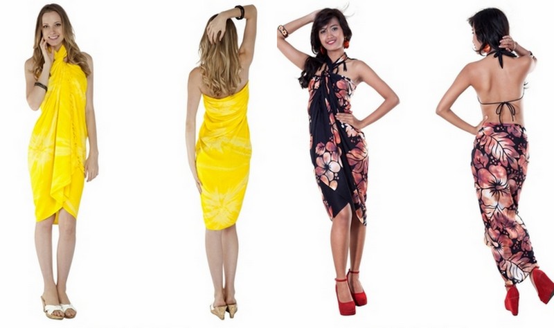 what to wear in a resort or cruise vacation, sarong