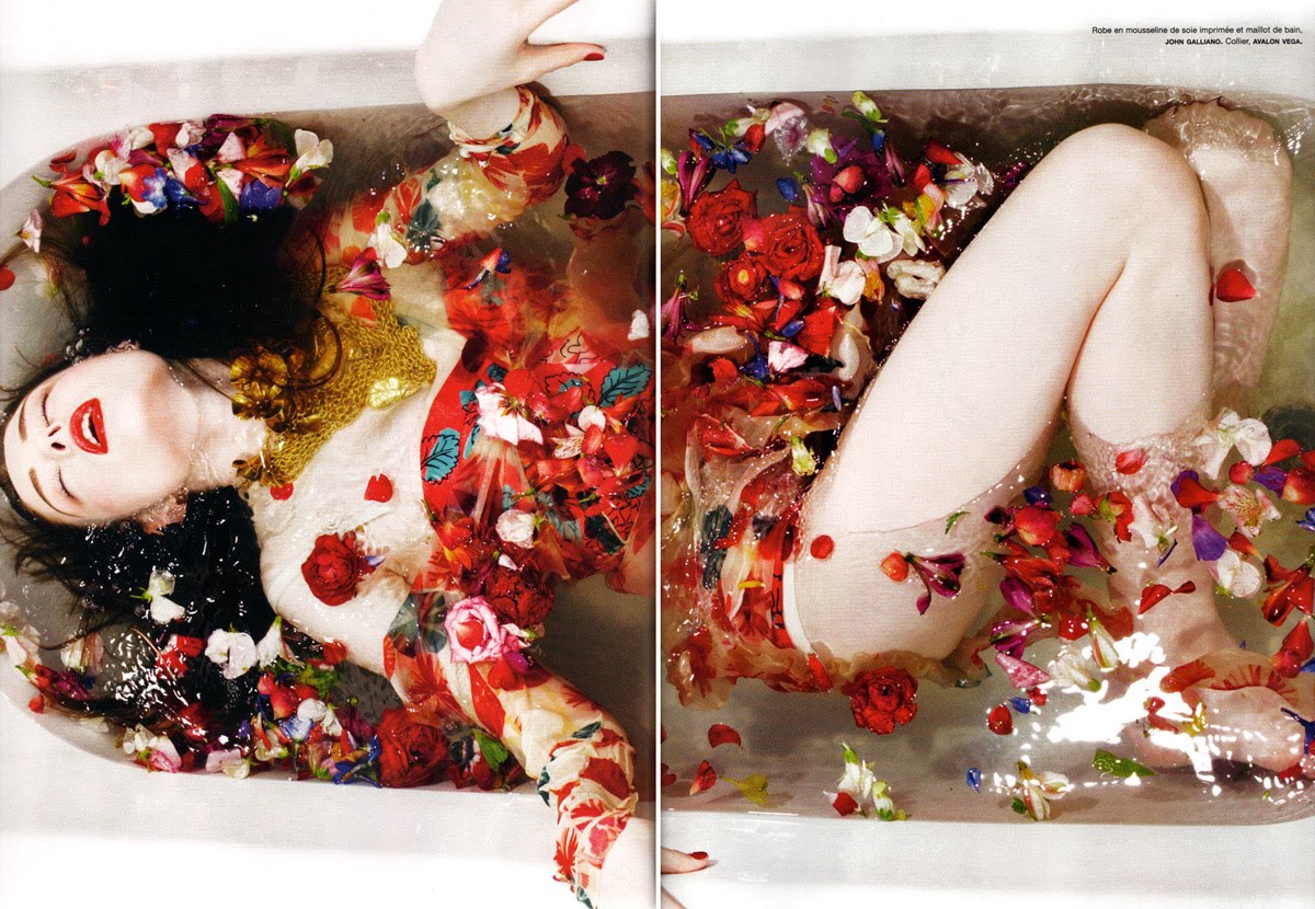bath in fashion, malaysia blogger, fashion, coco rocha, high fashion, bath,