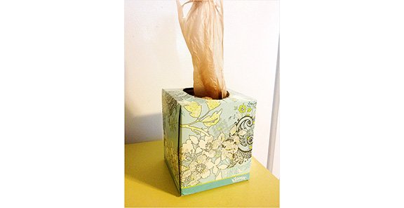 4 Tissue Box = Plastic Bag Dispenser