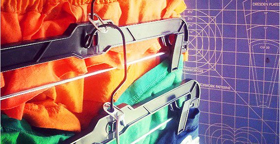 7 Soda Tabs = Offset Hangers