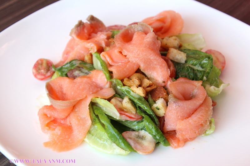 salmon salad, malaysia food blogger, nouveau 7, french restaurant in malaysia