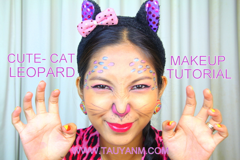 cat leopard makeup tutorial for beginner
