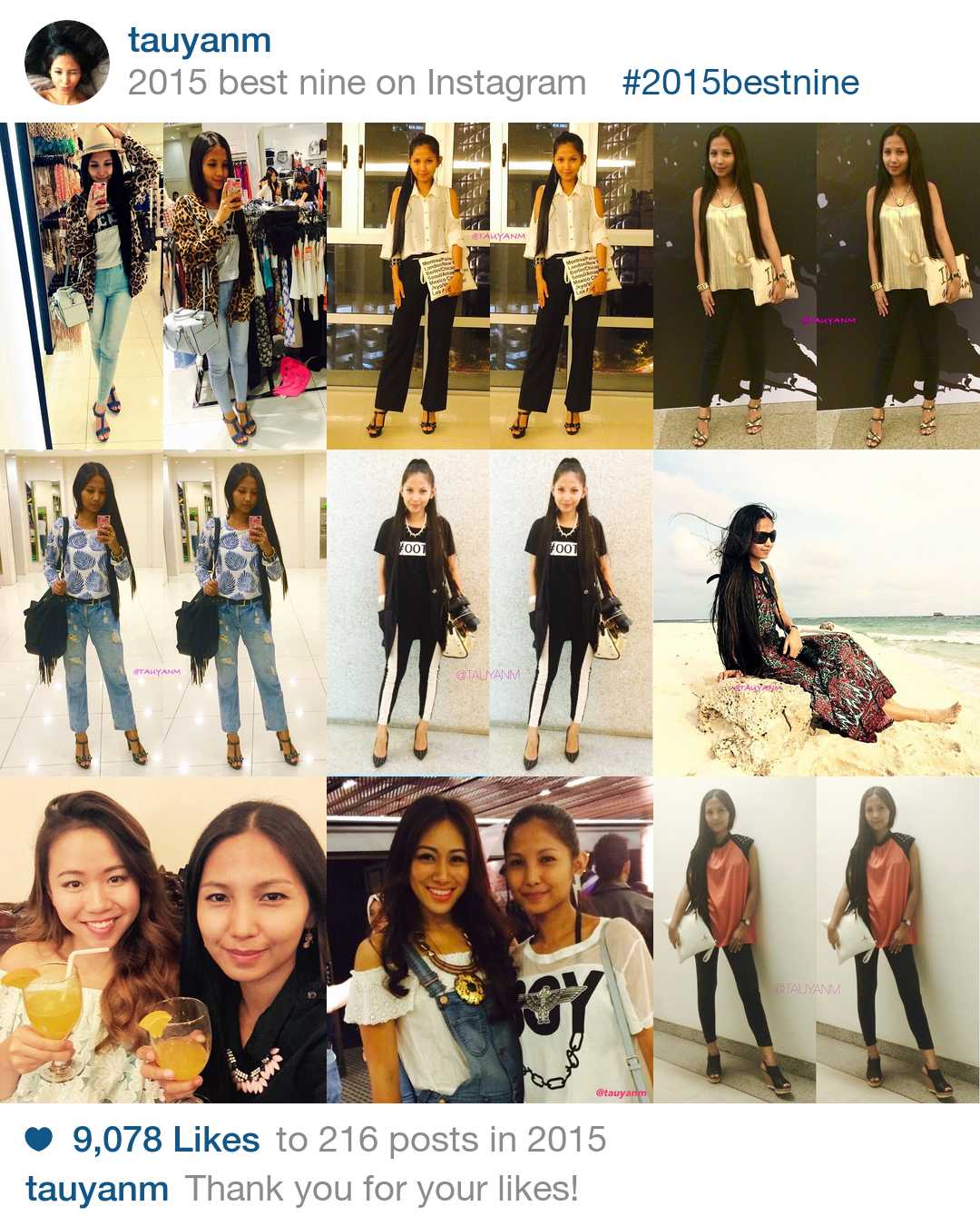 how to get your #2015bestnine on instagram