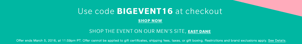 shopbop.com sale code