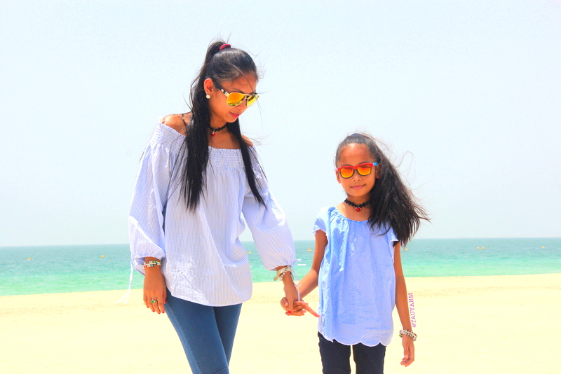 Burj Al Arab, off shoulder, mother and daughter, www.tauyanm.com