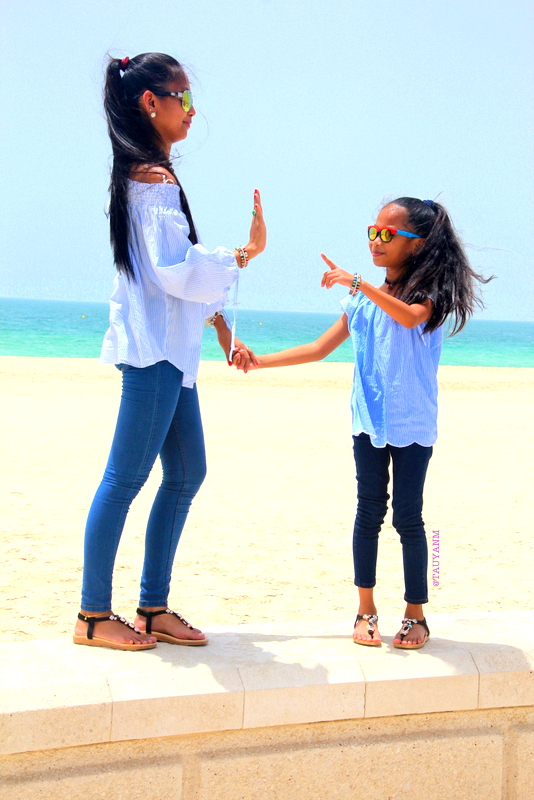 Burj Al Arab, off shoulder, mother and daughter, www.tauyanm.com
