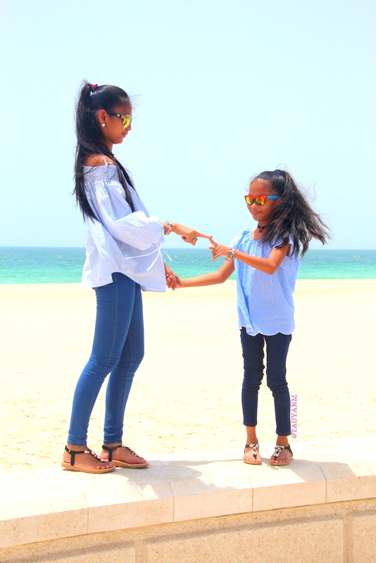 Burj Al Arab, off shoulder, mother and daughter, www.tauyanm.com