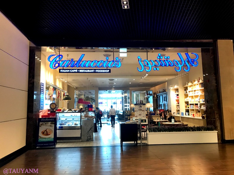 carluccio's, dubai mall, dubai food blogger