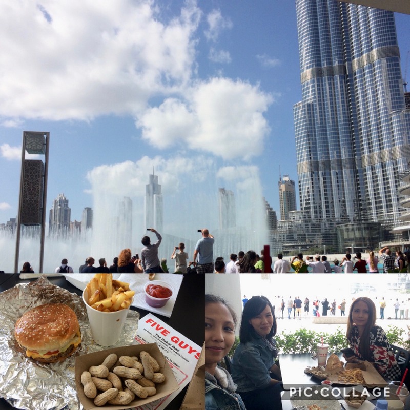 five guys, Dubai blogger