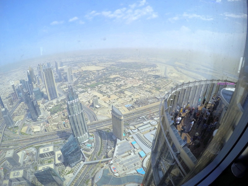 at the top, burj khalifa, dubai blogger