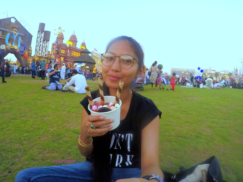 global village, ice cream rolls, dubaiblogger