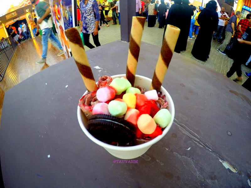 global village, ice cream rolls, dubaiblogger
