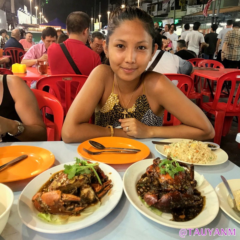 chilli crab, jalan alor, dubai blogger, malaysia blogger, food in malaysia