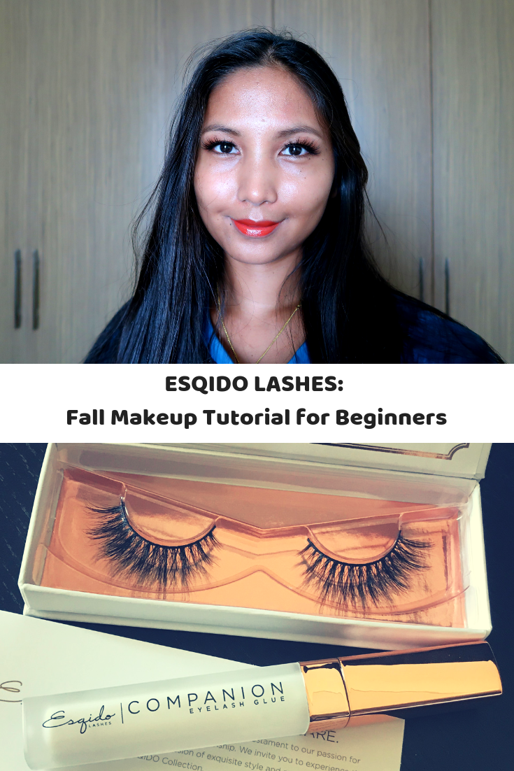esqido lashes, fall makeup tutorial, makeup tutorial for beginners, dubai blogger, beauty blogger, filipino blogger, ESQIDO LASHES | Fall Makeup Tutorial for Beginners | How to Apply False  Eyelashes, beauty vlogs 3