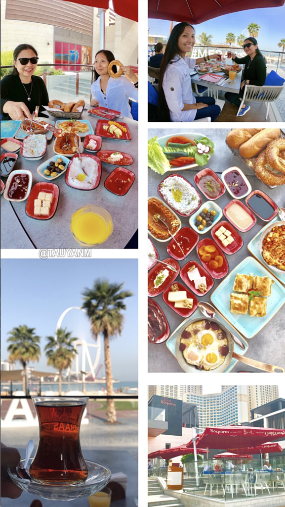 THE BOSPORUS, TURKISH RESTAURANT, THE BEACH JBR, DUBAI FOOD BLOGGER, FILIPINO BLOGGER, TAUYANM, JANE FASHION TRAVELS, the sultan breakfast, jl