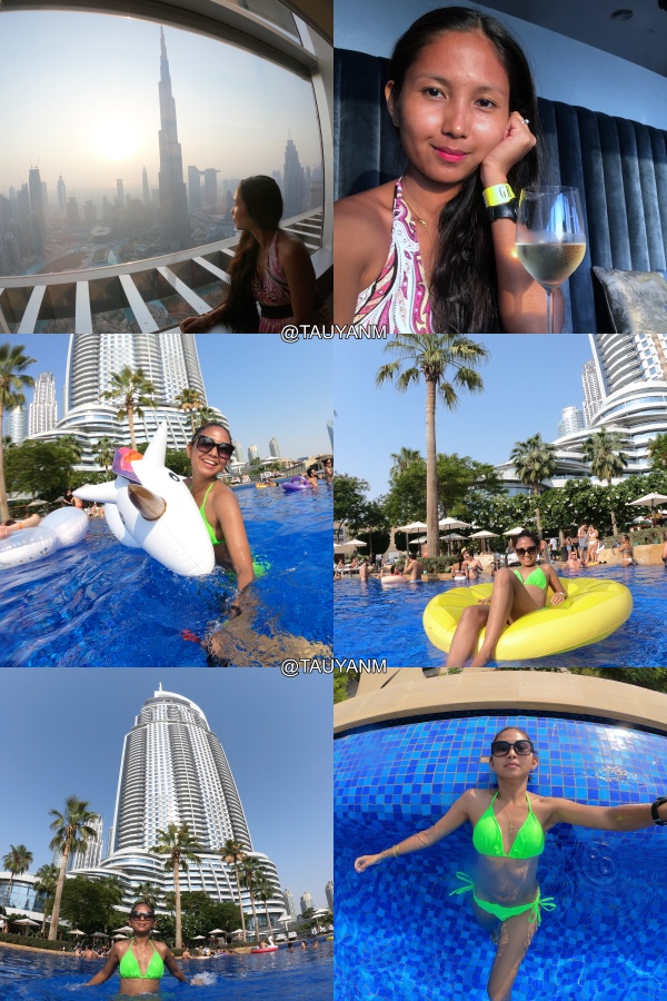 neon to neo's pool party, address downtown hotel, burj khalifa, tauyanm, jane fashion travels, dubai blogger, filipino blogger