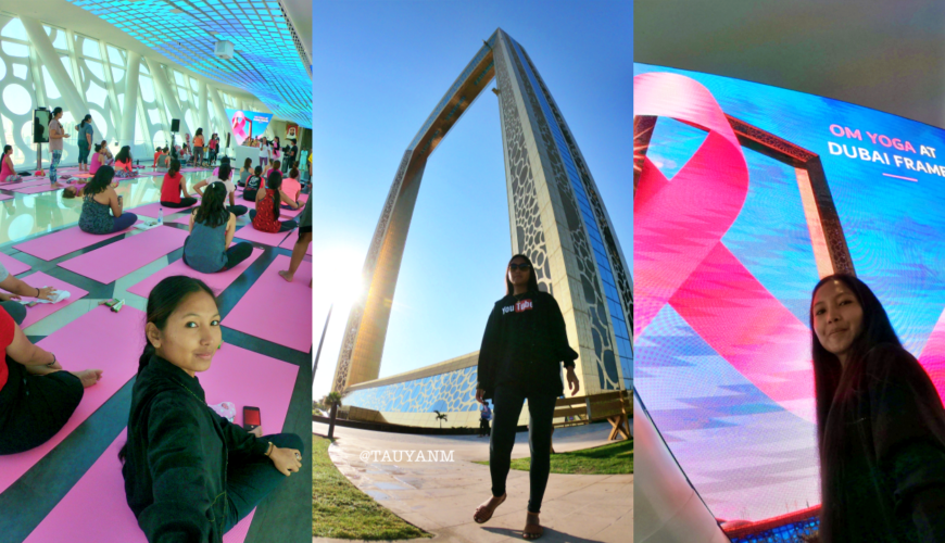 DUBAI FRAME, INSPIRE YOGA DXB, YOGA IN DUBAI, DUBAI LOVES YOGA, YOGA, JANE FASHION TRAVELS TAUYANM, B