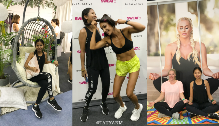 dubai active show, kayla itsines, sara hoey, pullman dubai, dubai fitness blogger, dubai blogger, tauyanm, jane fashion travels, sweat app, FIT BLOG