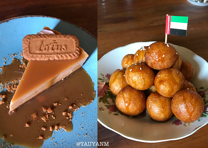al fanar seafood restaurant, LUQAIMAT, CHEESECAKE, dubai blogger, tauyanm, jane fashion travels