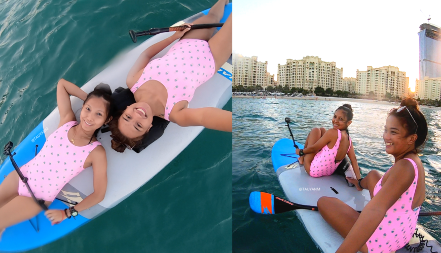 RIVA BEACH, IGNITE SURFACE, STAND UP PADDLE, TAUYANM, DUBAI BLOGGERS, FILIPINO BLOGGERS in dubai