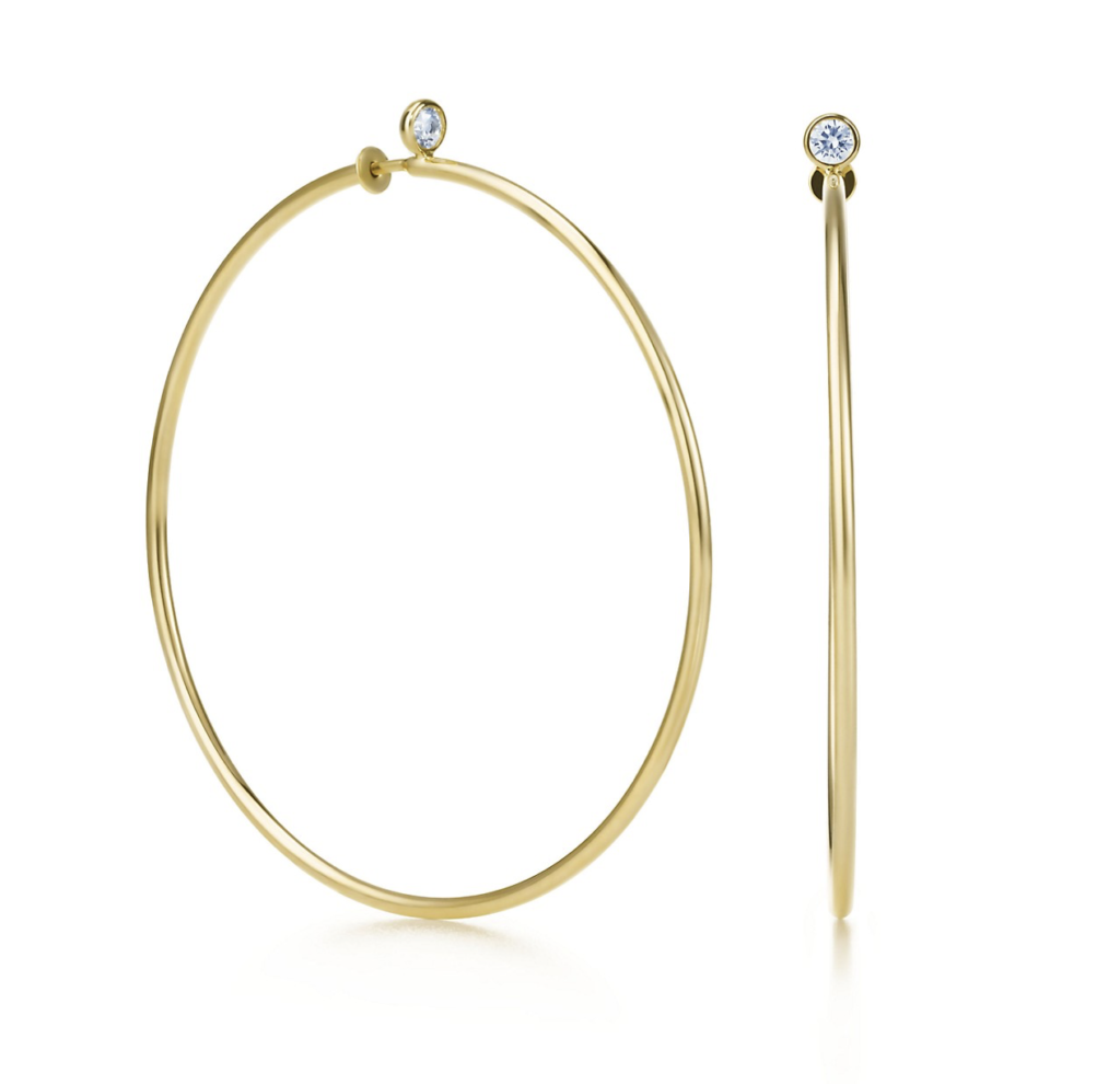 gold hoop earrings, hoop earrings, gold earrings, tiffany and co, tauyanm, dubai blogger, jane fashion travels, gold nyc, au-rate, auratenyc