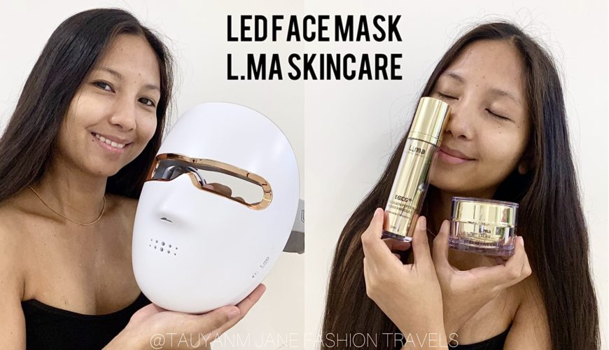 led face mask, lighting face mask, l.ma skincare, korean skincare, dubai blogger, beauty blogger, filipino bloggers in dubai, dubai model, models in dubai