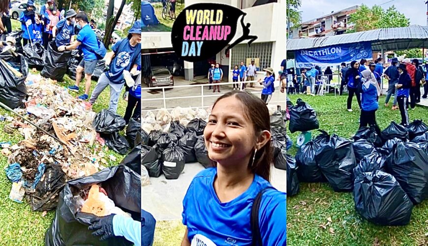 world cleanup day, malaysia blogger, decathlon, zero waste, sustainable, youtuber, filipino blogger, kuala lumpur