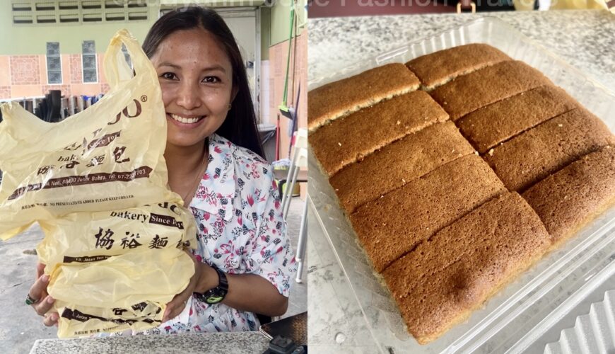 famous banana cake, johor bahru, malaysia blogger, food blogger, filipino, pinay, asian model, influencer, youtube vlog