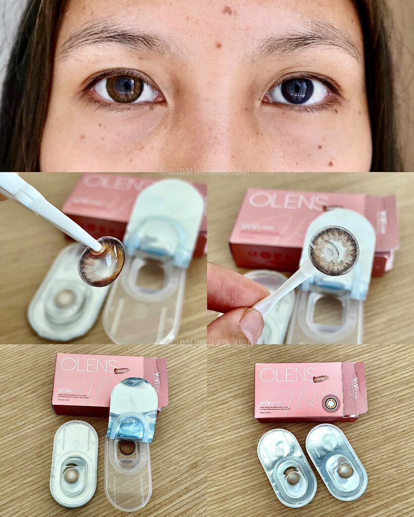 OLENS, CONTACT LENS, REVIEW, TRY ON HAUL, MALAYSIA BLOGGER, VIVI 3CON BROWN, FILIPINO, INFLUENCER, BLOGGER, YOUTUBER, MODEL