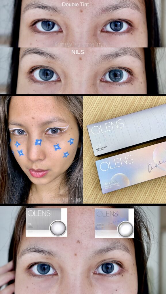 olens, global ,contact lens, review, nils, double tint, gray, malaysia blogger, influencer, baeuty blogger, ugc creator, new jeans
