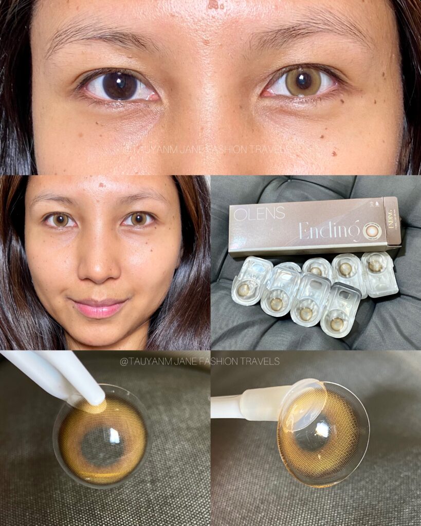ending brown, ending gray, new jeans, hanni, minji, olens global, malaysia blogger, grwm, contact lens, review, comparison, kuala lumpur, filipino, makeup video, korean makeup, beauty, skincare, new video, new vlog1