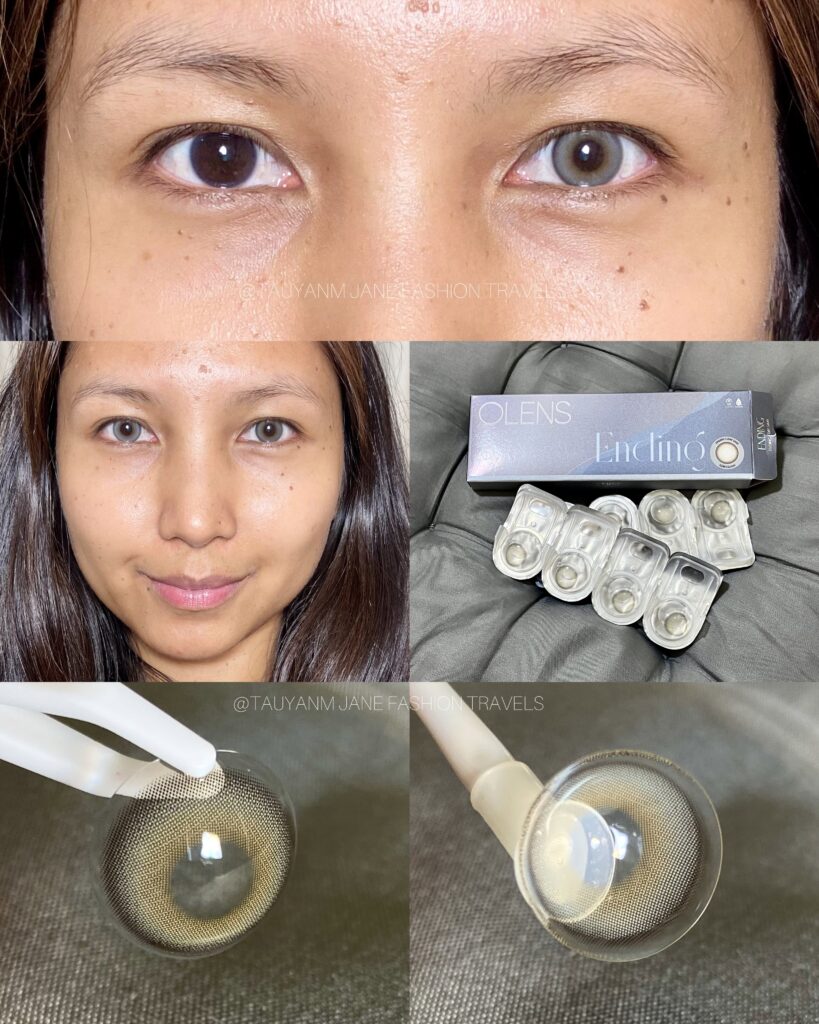 ending brown, ending gray, new jeans, hanni, minji, olens global, malaysia blogger, grwm, contact lens, review, comparison, kuala lumpur, filipino, makeup video, korean makeup, beauty, skincare, new video, new vlog1