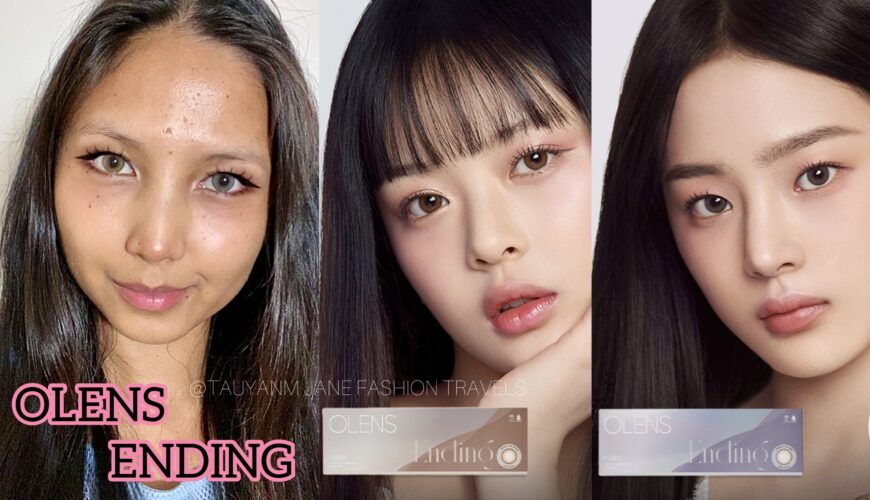 ending brown, ending gray, new jeans, hanni, minji, olens global, malaysia blogger, grwm, contact lens, review, comparison, kuala lumpur, filipino, makeup video, korean makeup, beauty, skincare, new video, new vlog1