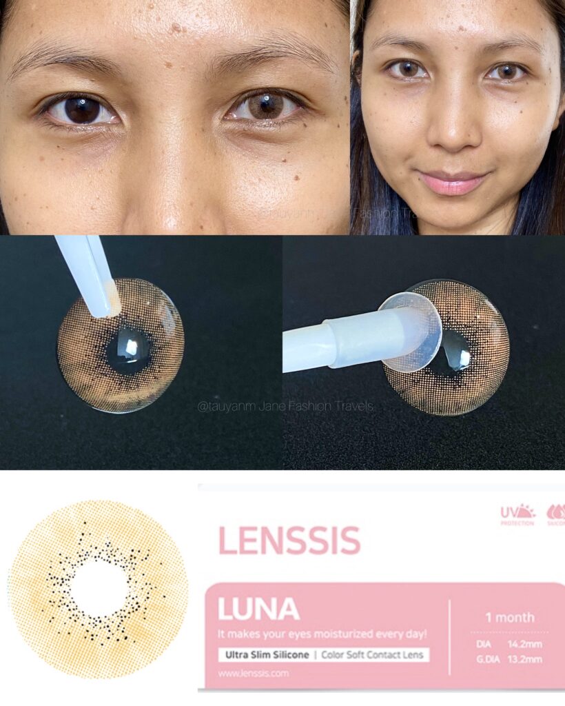 lenssis, global, luna brown, contact lens review, malaysia blogger, filipino, influencer, malaysia kol, beauty blogger, makeup blogger, korean makeup, graphic eyeliner, makeup video, grwm, easy makeup,
