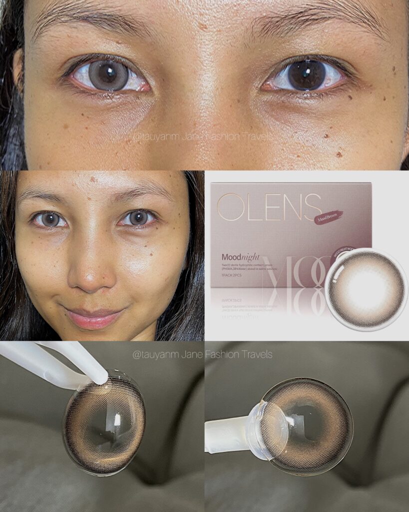 new jeans olens, blackpink olens, moodnight, brown, toric, contact lens, for astigmatism, olens global, makeup video, beauty blogger, malaysia blogger, kuala lumpur, filipino blogger, grwm, korean makeup, korean skincare, model blogger, youtuber,