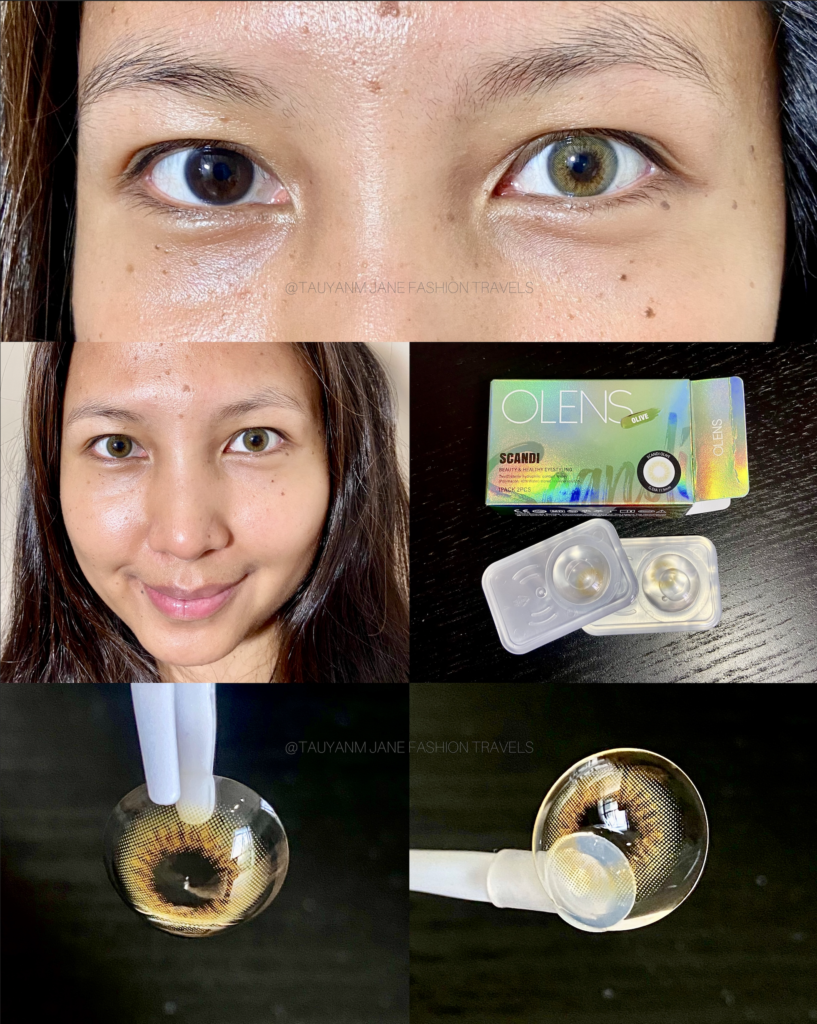 olens global, scandi, russian smoky, blackpink contact lens, jennie contact lens, lisa contact lens, olive gray contacts lens, review comparison, beauty blogger, malaysia blogger, kol, influencer,1