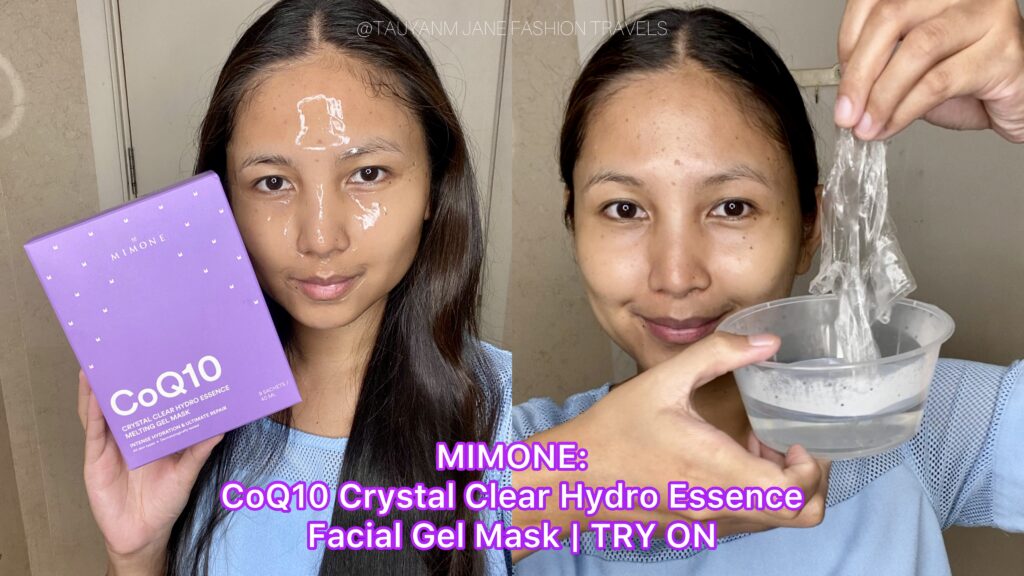malaysia blogger, malaysia kol, kuala lumpur aesthetic, beauty blogger, skincare routine, mimone gel mask, facial sheet mask, review try on, korean skincare, beauty blogger