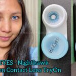coleyes, NIGHTHAWK, blue, grEEN, contact lens, malaysia blogger, kol, influencer, youtuber, beauty blogger, try on, review, comparison, contact lens for dark brown eyes, tauyanm, 3