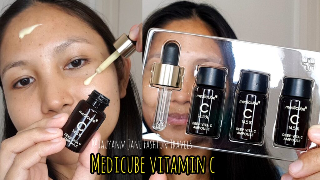 medicube, vitamin c, serum, skincare routine, skin brightening, acne scars, korean skincare, korean beauty, malaysia kol, beauty blogger, k beauty, filipino, youtuber, kuala lumpur, grwm,1