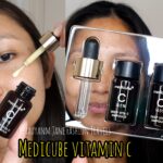 medicube, vitamin c, serum, skincare routine, skin brightening, acne scars, korean skincare, korean beauty, malaysia kol, beauty blogger, k beauty, filipino, youtuber, kuala lumpur, grwm,1