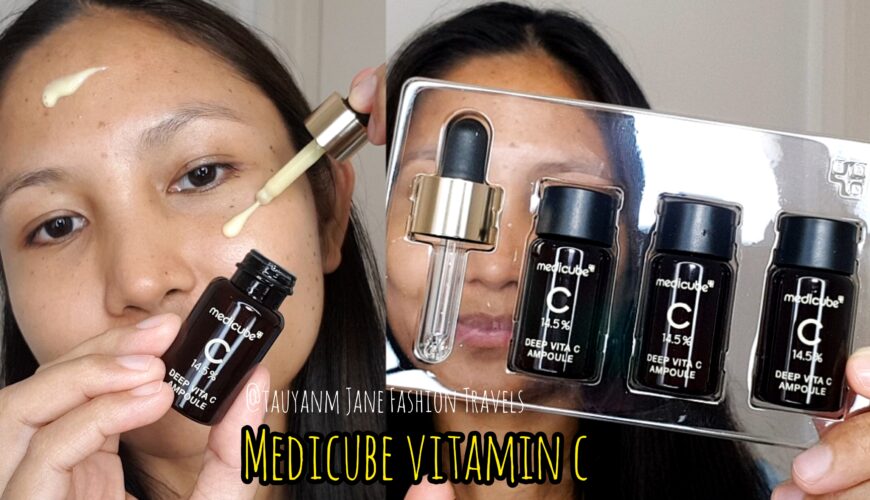 medicube, vitamin c, serum, skincare routine, skin brightening, acne scars, korean skincare, korean beauty, malaysia kol, beauty blogger, k beauty, filipino, youtuber, kuala lumpur, grwm,1