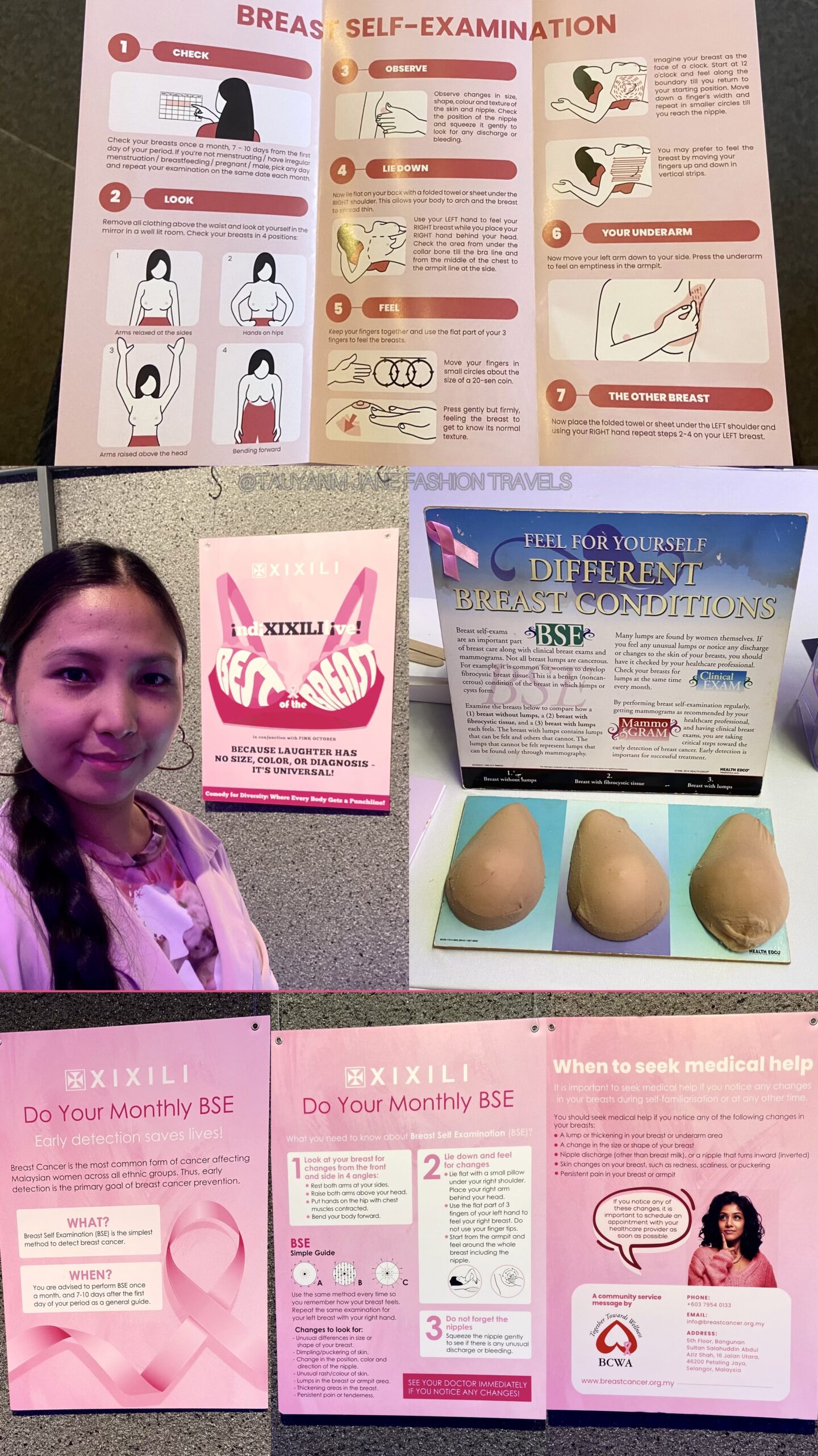 xixili, nero pjpac, 1utama, sifu. productions, malaysia blogger, malaysia event, comedy bar, malaysia kol, malaysia influencer, youtuber, filipino, new vlog, jane fashion travels, breast cancer awareness,2
