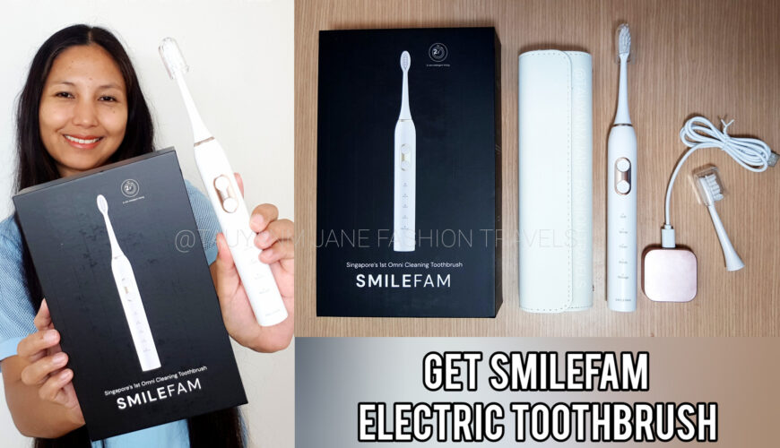 get smile fam, Omni cleaning electric toothbrush, shopping review, lifestyle blogger, singapore malaysia kol blogger, tauyanm, teeth whitening, asian model blogger influencer,