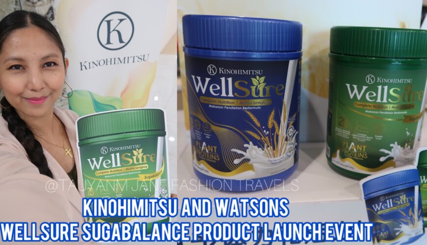 kinohimitsu watsons, WELLSURE sugabalance, WATSONS, DIABETIc, FOOD VLOG, kuala lumpur malaysia, KOL blogger influencer youtuber model, filipino, PR events, healthy lifestyle wellness, trx exchange, KLCC, kl t-2
