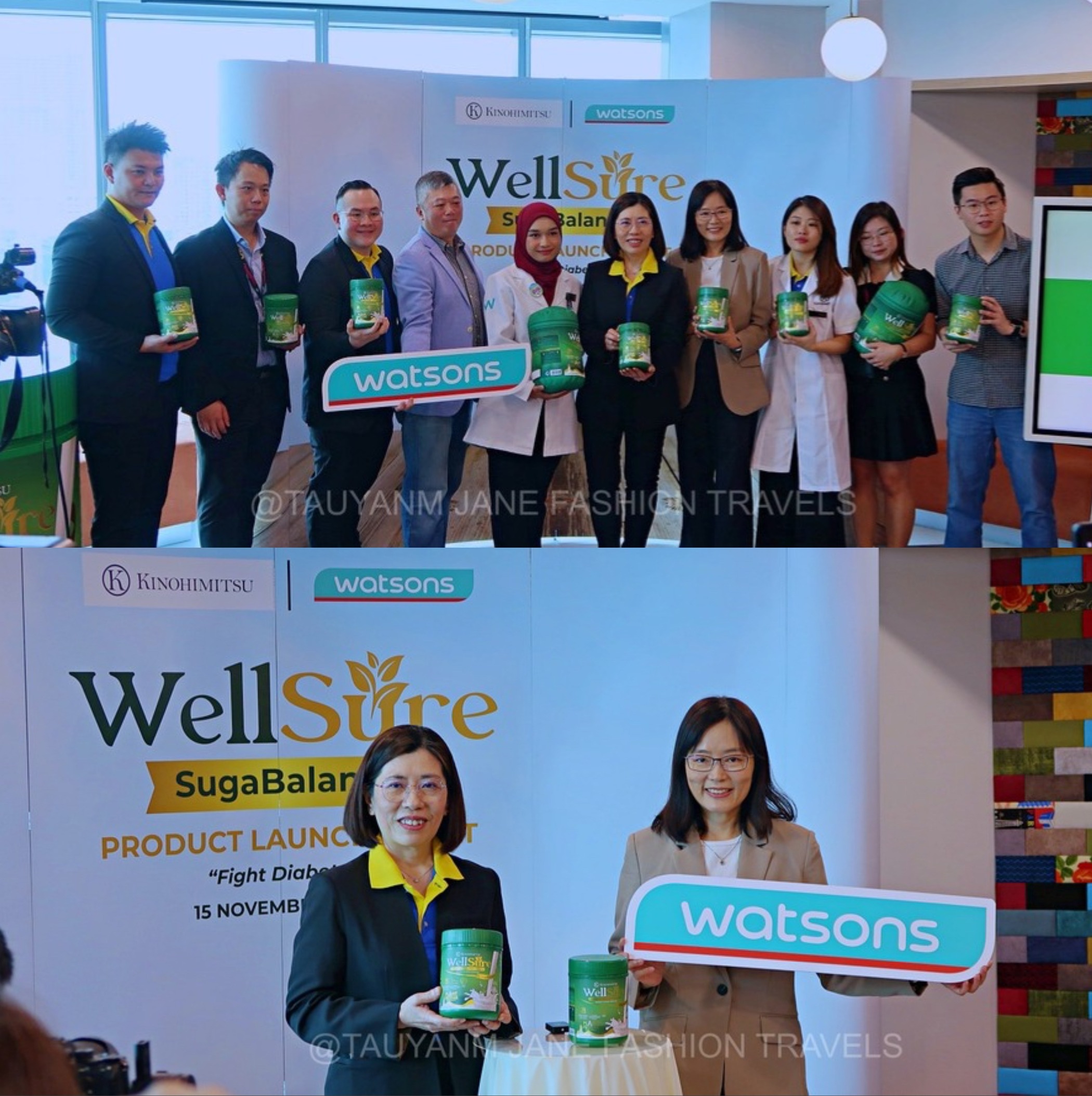 kinohimitsu watsons, WELLSURE sugabalance, WATSONS, DIABETIc, FOOD VLOG, kuala lumpur malaysia, KOL blogger influencer youtuber model, filipino, PR events, healthy lifestyle wellness, trx exchange, KLCC, kl t