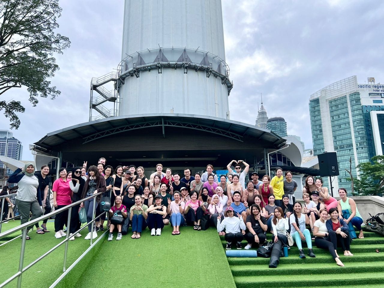 YOGA beginner, CANCER research, KL TOWER, youtube vlog, fitness wellness lifestyle, malaysia KOL blogger, filipino, youtube vlog, fitness wellness lifestyle influencer, 12