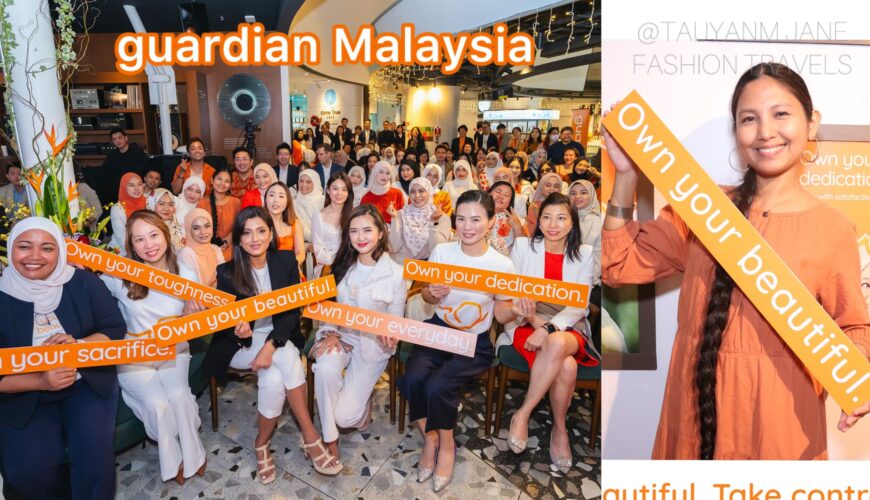 guardian malaysia, come true cafe, own your beautiful, pavilion, bukit bintang, kuala lumpur, malaysia kol, blogger influencer youtube vlog, filipino expat life, event vlog, come true cafe, press and media, orange outfits, starhil, 1