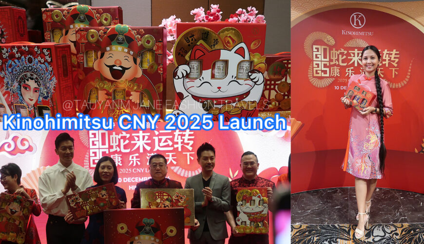 KINOHIMITSU CNY 2025, chinese new year, youtube vlog, kuala lumpur, malaysia, kol blogger influencer youtube, hilton hotel, CNY vlog, birds nest, abalone,collagen,1